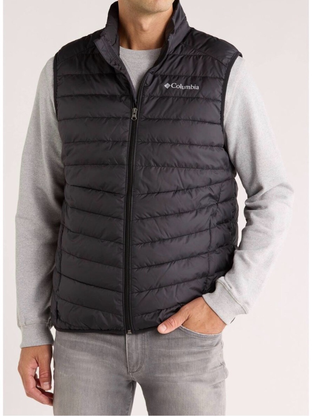 NWT Columbia Men’s Black Foster Falls Vest-Size S